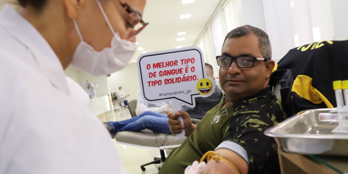 Governo de Goiás convoca voluntários para doação de sangue antes do feriado prolongado