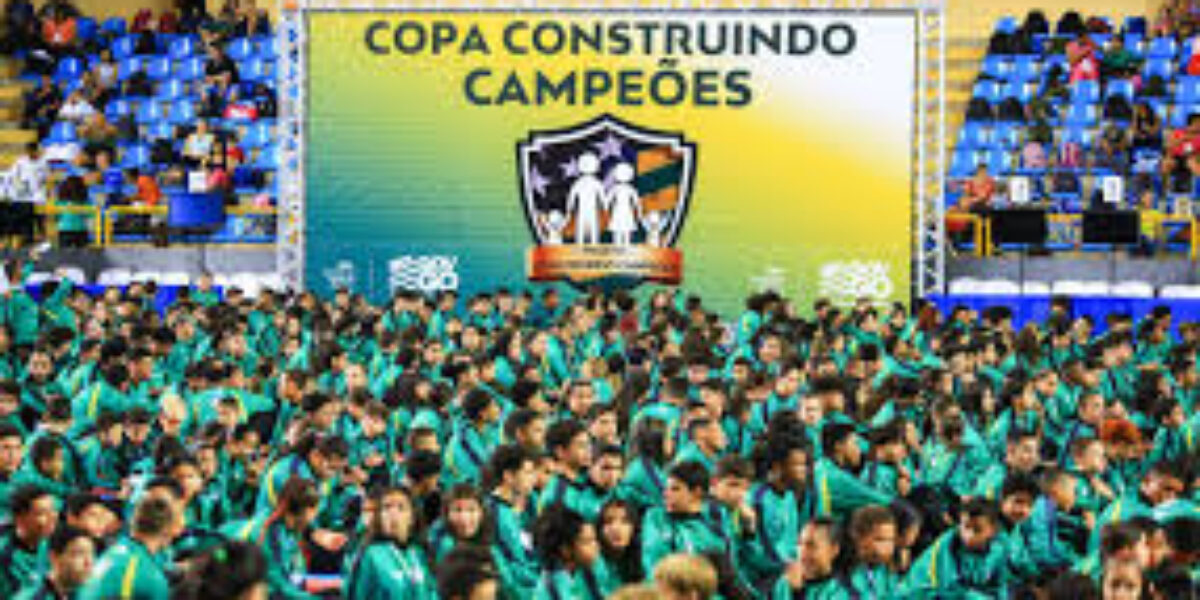 4ª edição da Copa Construindo Campeões vai reunir mais de 8 mil atletas no Estádio Serra Dourada