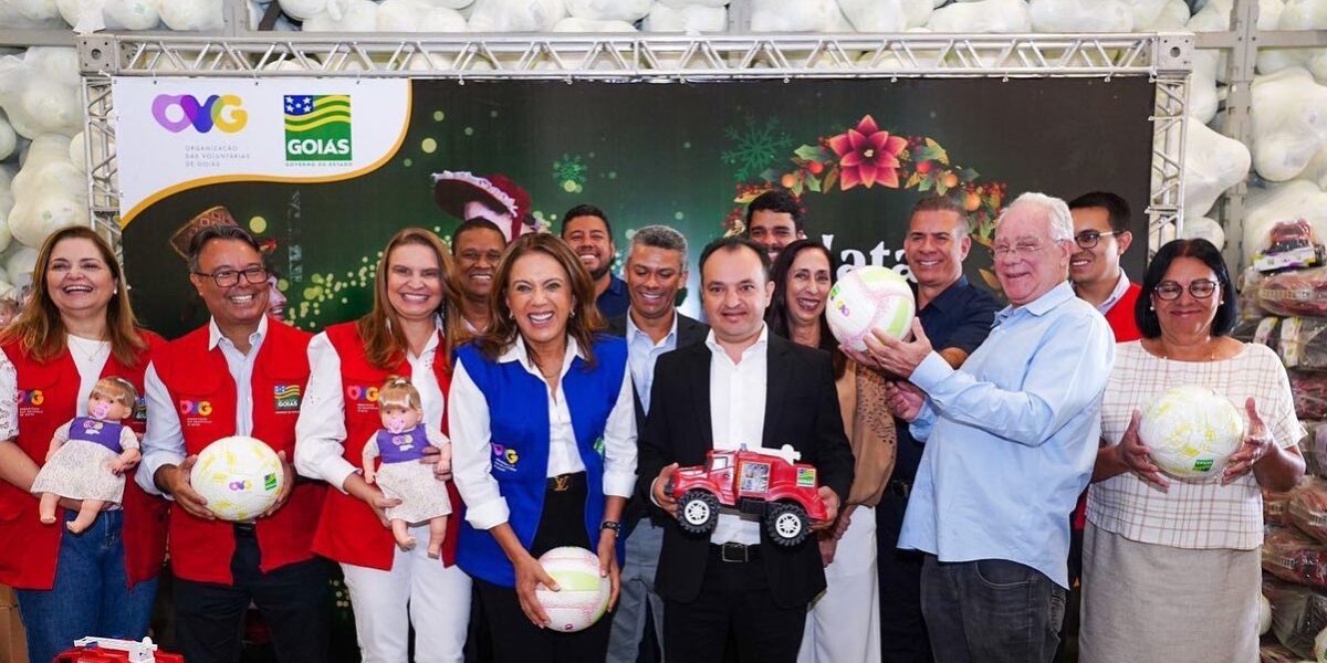 Realizado pelo Governo de Goiás, o lançamento oficial da entrega de brinquedos da Campanha Natal do Bem 2022 aconteceu nas dependências da Iquego