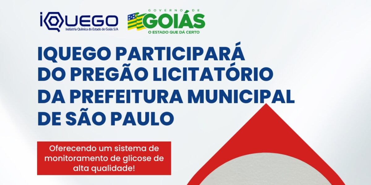 A IQUEGO PARTICIPARÁ DO PREGÃO LICITATÓRIO DA PREFEITURA MUNICIPAL DE SÃO PAULO