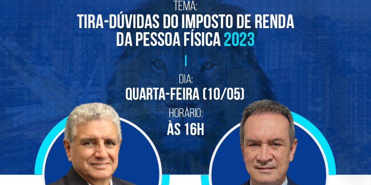 04/05 – Live Tira-Dúvidas do Imposto de Renda