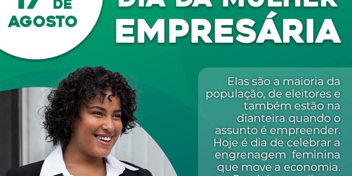 Dia da mulher empresária