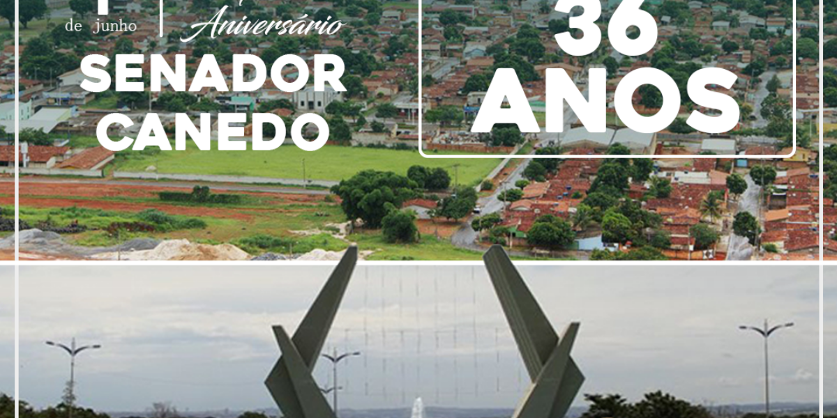 Parabéns, Senador Canedo!