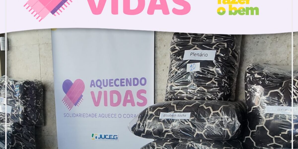Servidores da Junta Comercial doam cobertores para campanha da OVG