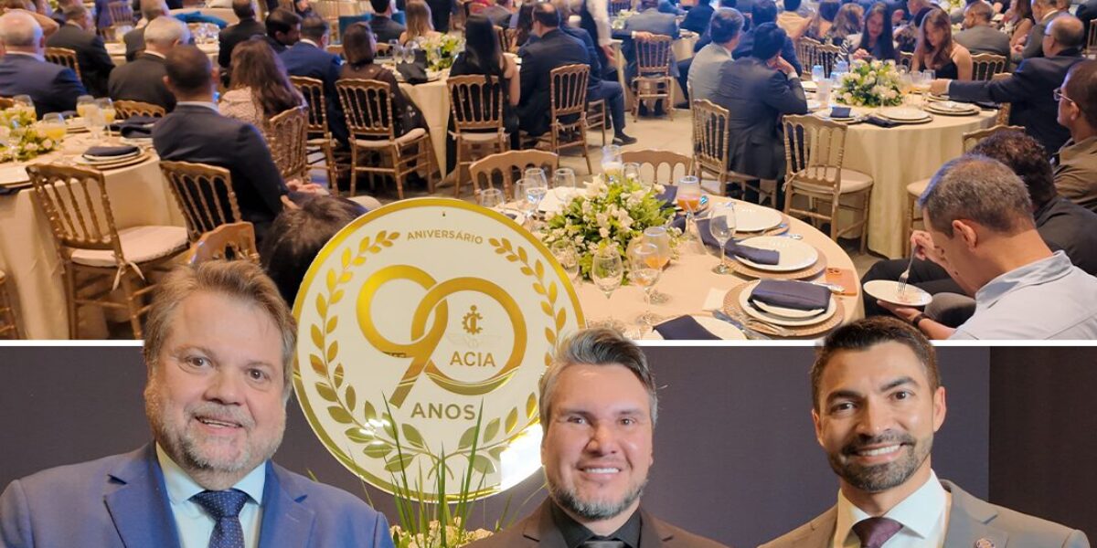 Presidente da Juceg participa de comemoração dos 90 anos e posse de diretoria da ACIA