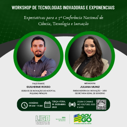 Expectativas para a 5  conferência Nacional de  ciência, tecnologia e inovação