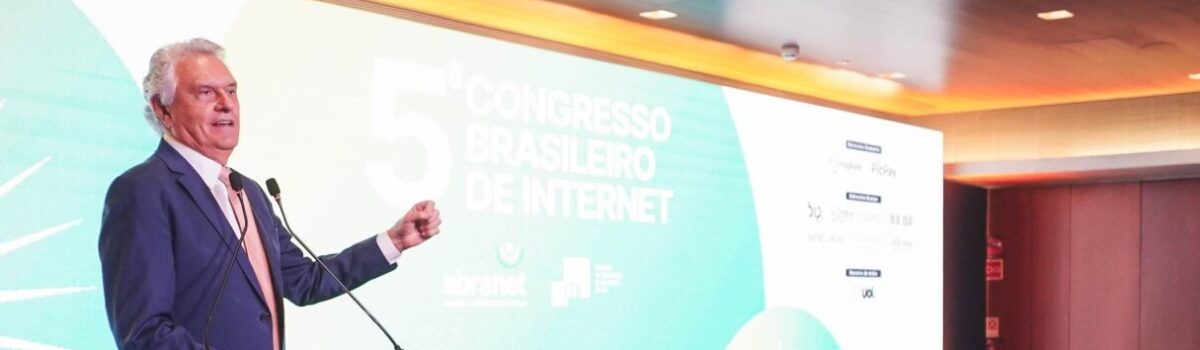 Caiado defende regulação equilibrada de IA e destaca protagonismo de Goiás