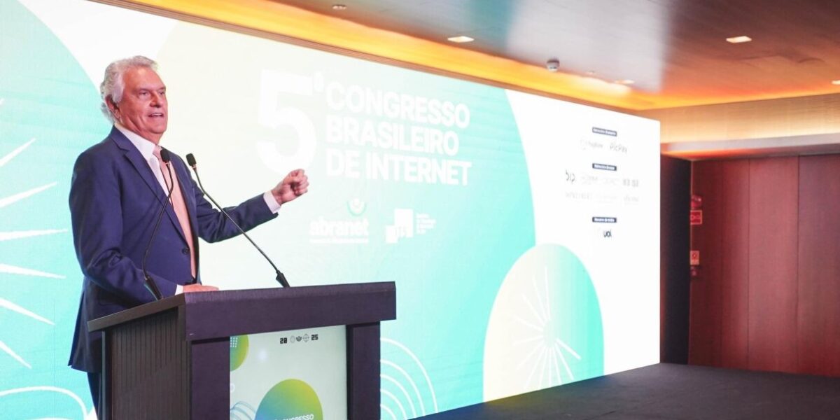 Caiado defende regulação equilibrada de IA e destaca protagonismo de Goiás