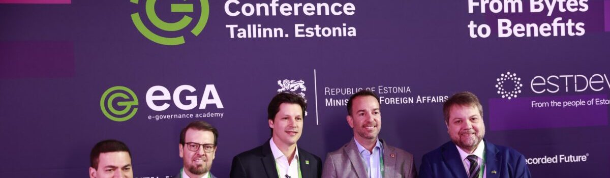 No primeiro dia de missão internacional, Daniel Vilela leva Goiás à principal vitrine de inovação em governo digital