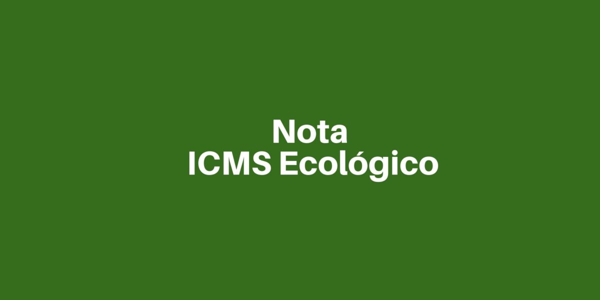 Nota ICMS Ecológico