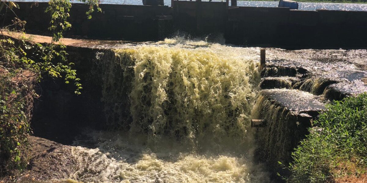 Segunda barragem é aberta em Santo Antônio de Goiás para ajudar na vazão do Meia Ponte