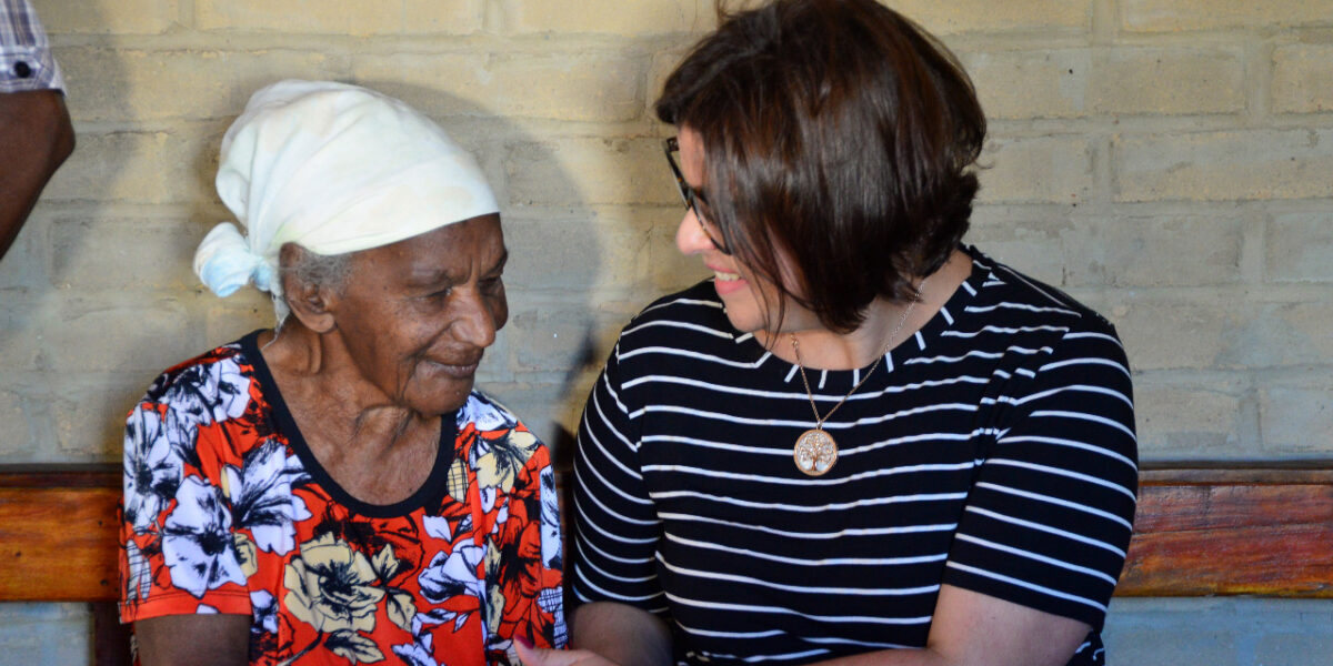 Andréa Vulcanis visita comunidades Kalunga, em Cavalcante, na terça-feira, dia 8 de outubro