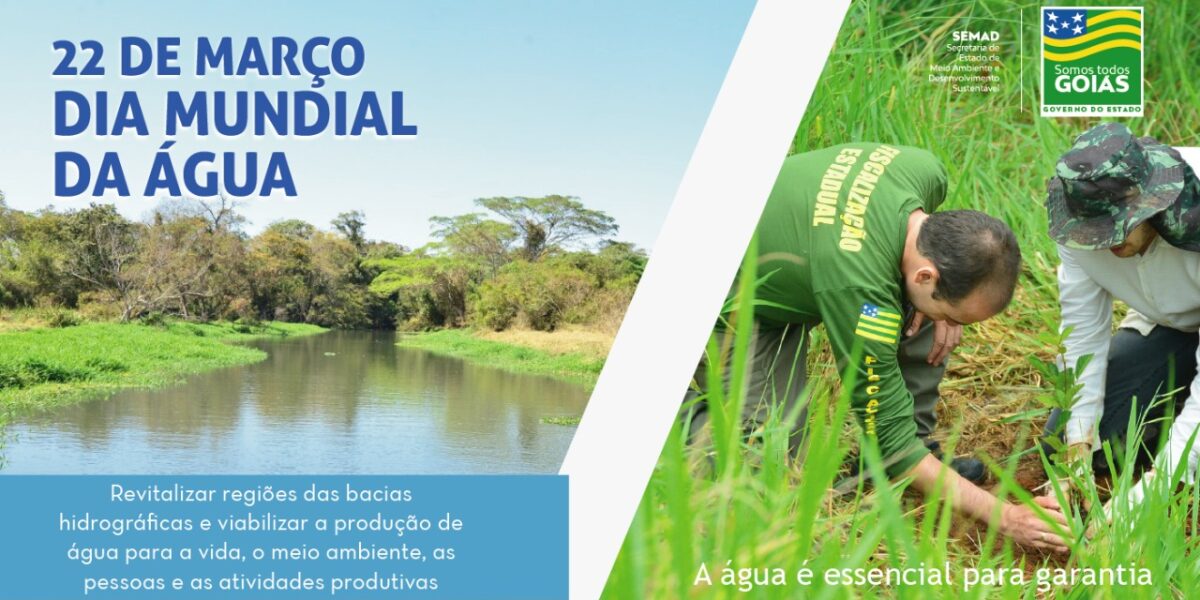Em mensagem ao Dia Mundial da Água, Governo de Goiás destaca esforços no sentido de recompor importantes rios