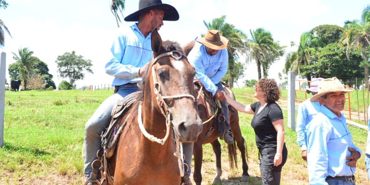 Comitiva do Governo de Goiás visita propriedade referência em criação sustentável de gado, em São Luís de Montes Belos