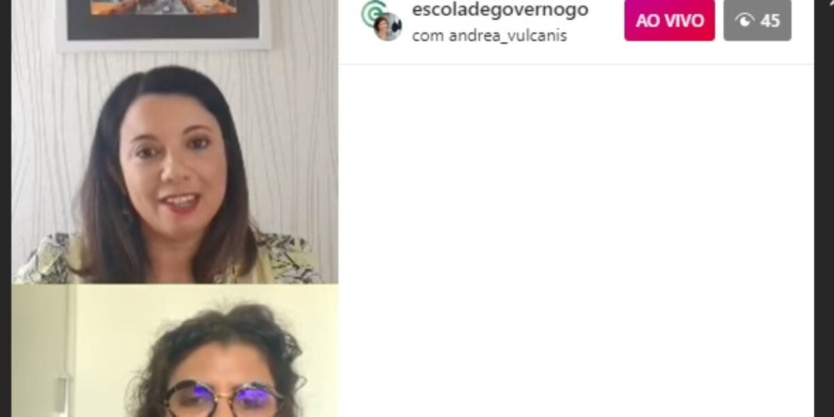 Em live da Escola de Governo, secretária Andréa Vulcanis aponta desenvolvimento sustentável como futuro da economia de Goiás