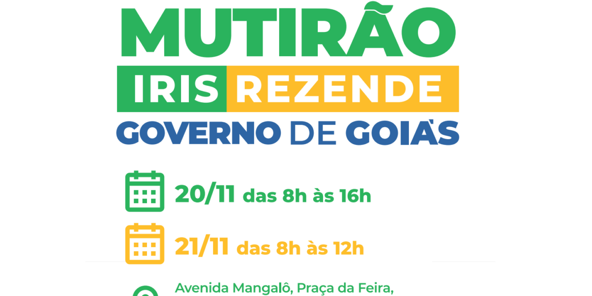 Semad leva educação ambiental e doação de 2 mil mudas ao mutirão Iris Rezende, do Governo de Goiás