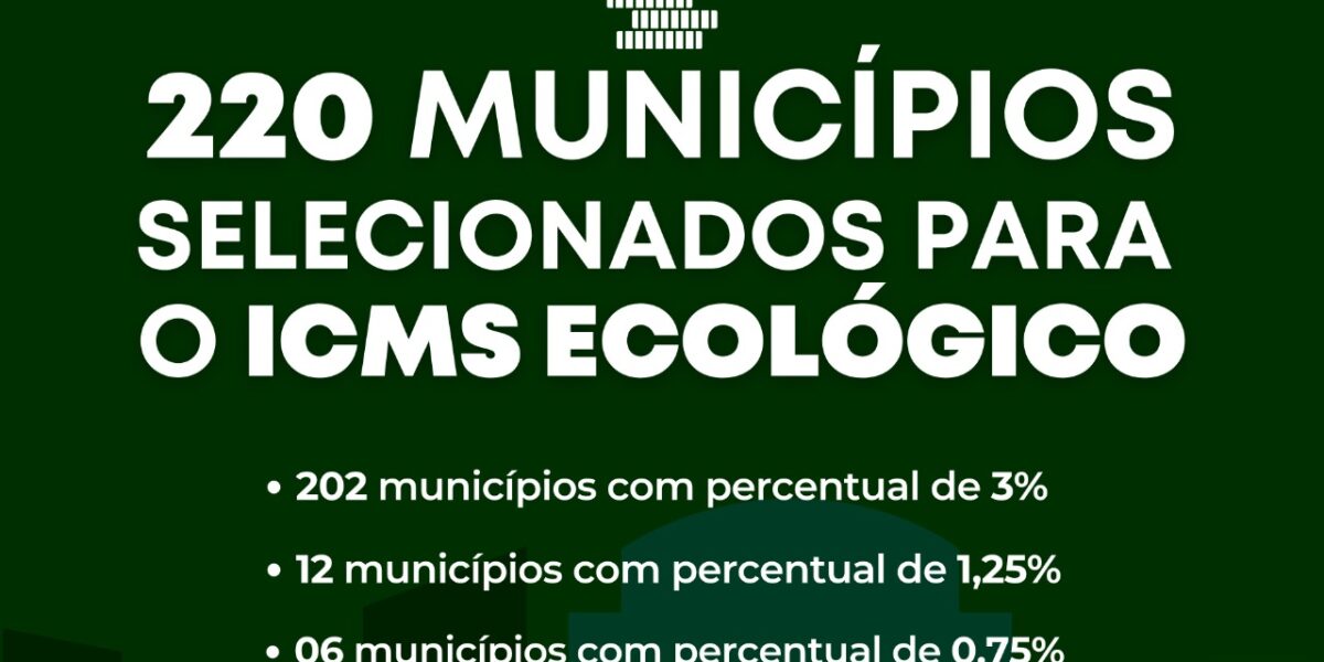 Com treinamento da Semad, 220 municípios conseguem enquadramento para o ICMS Ecológico