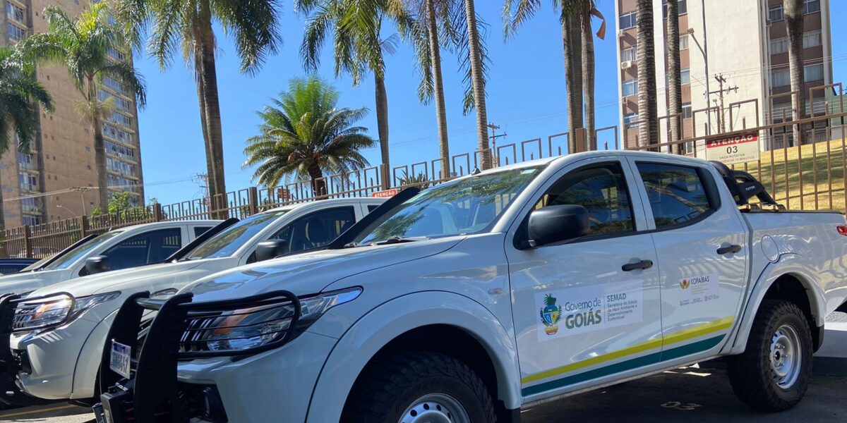Parques de Goiás ganham três caminhonetes com recursos do projeto Copaíbas