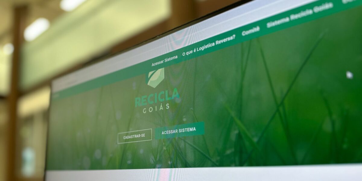 Prazo para envio dos planos de logística no Sistema Recicla Goiás vai até 31 de outubro