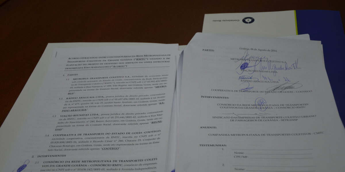 Assinado acordo operacional para extensão do Eixo Anhanguera