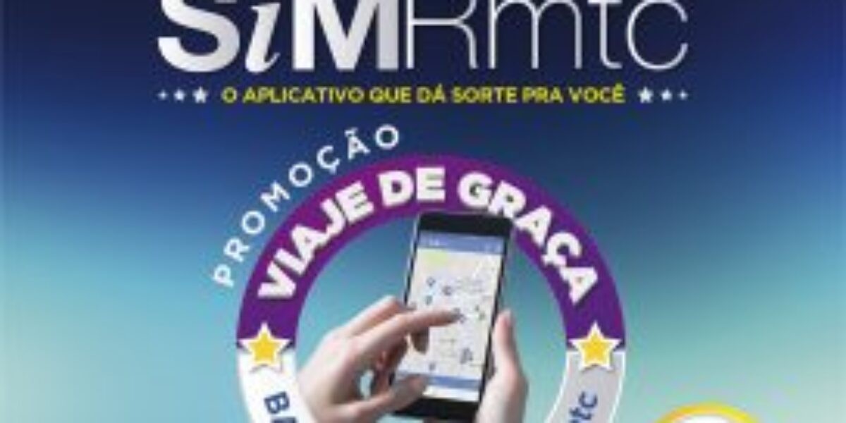 Rmtc sorteia viagens de graça para quem possuí o SimRMTC