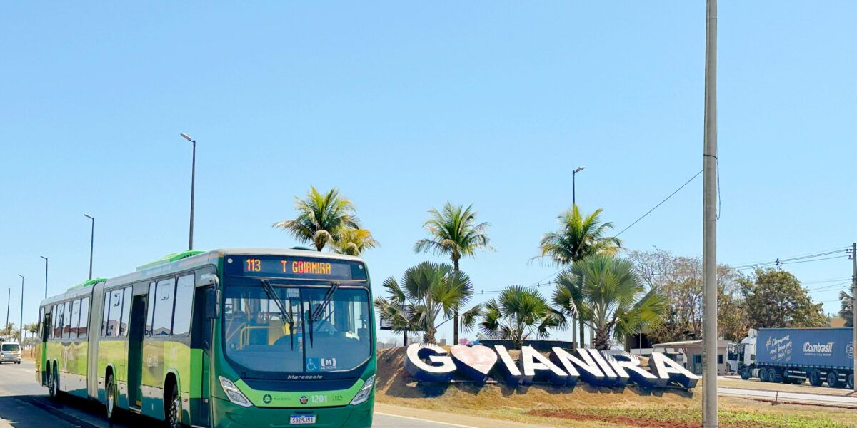 Governo de Goiás amplia operação com ônibus elétricos do Eixo Anhanguera para Goianira e Trindade