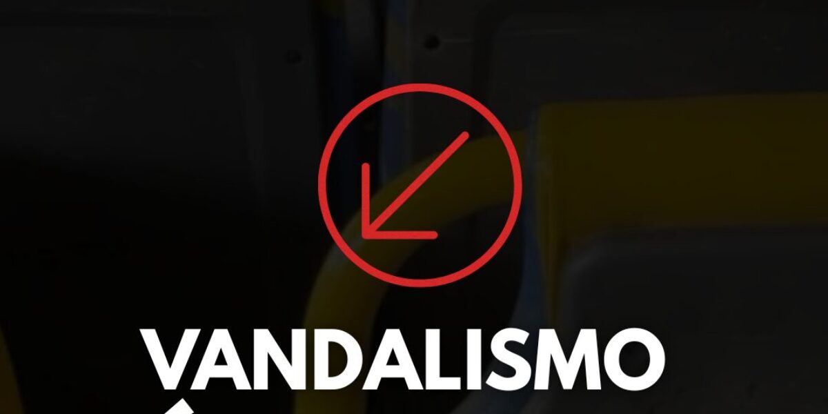 Metrobus lança campanha digital contra o vandalismo no transporte coletivo