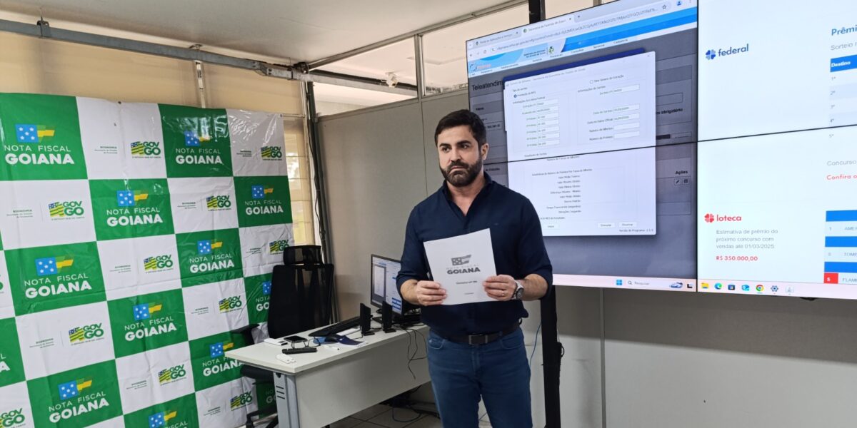 Ganhador de fevereiro da Nota Goiana é morador de Catalão