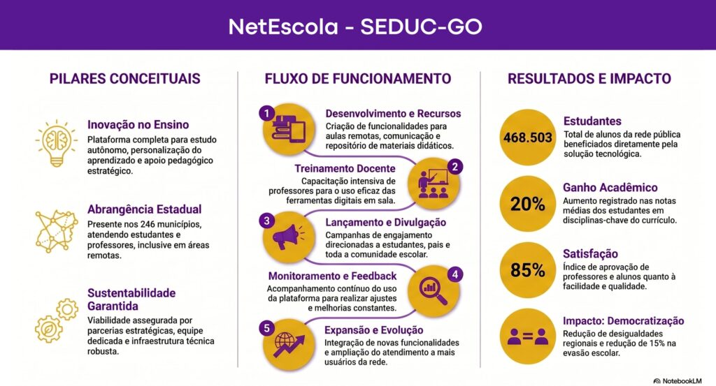 Infográfico do Programa NetEscola