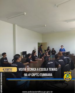 VISITA TÉCNICA – ESCOLA TEMAIS NA 4ª CRPTC ITUMBIARA