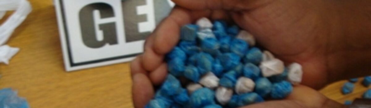 Genarc de Itumbiara faz apreensão de 257 pedras de crack em quintal