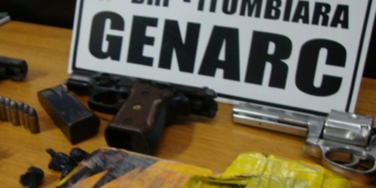 Mais três traficantes presos em Itumbiara com drogas e armas