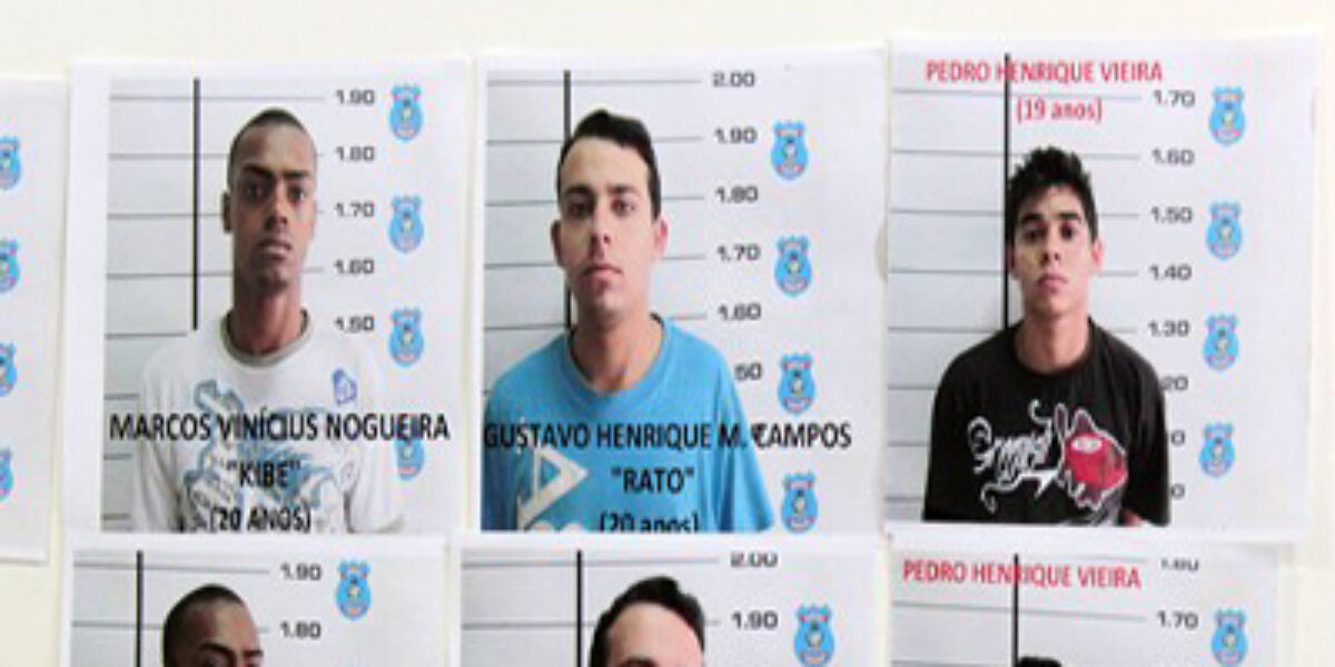 Presos pela Policia Civil quatro jovens, ladrões ousados e violentos com as vítimas