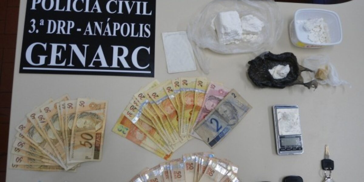 Genarc de Anápolis cumpre Mandados de Busca e Apreensão e faz a prisão de três traficantes