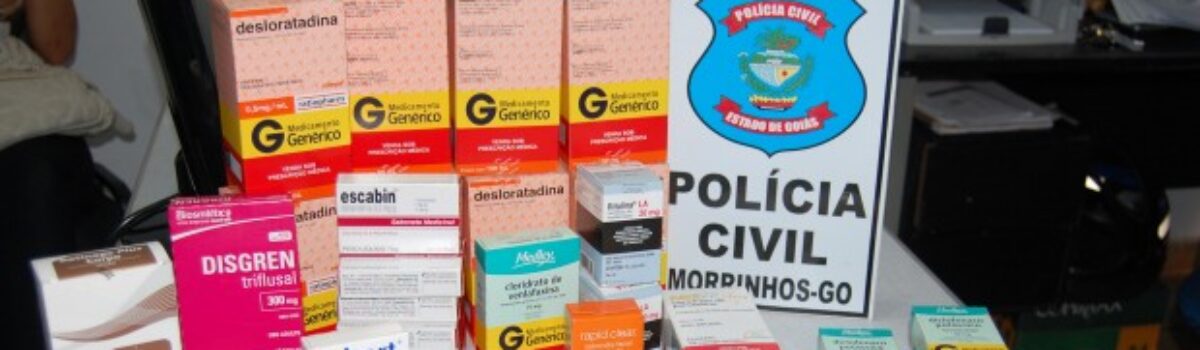 Operação da Polícia Civil faz apreensão de medicamentos vencidos em Morrinhos
