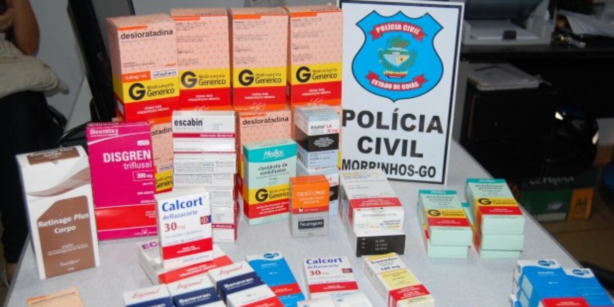 Operação da Polícia Civil faz apreensão de medicamentos vencidos em Morrinhos