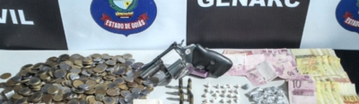 Policiais Civis do Genarc, de Luziânia, prendem casal de traficantes na Cidade Ocidental