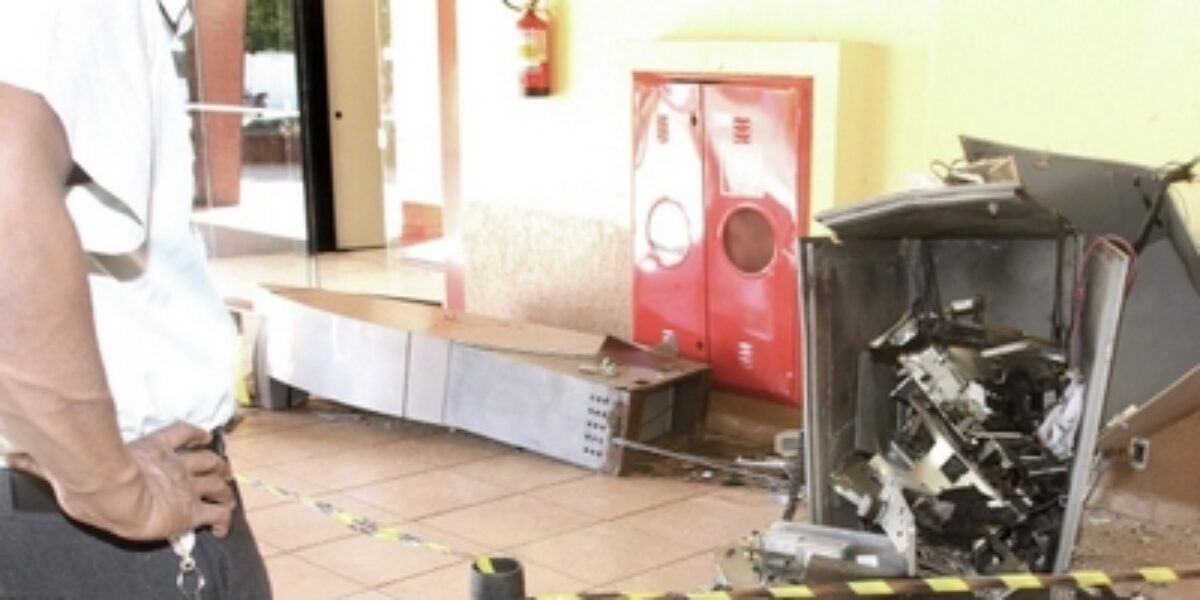 Polícia Civil regista queda em arrombamentos de caixas eletrônicos em Goiás