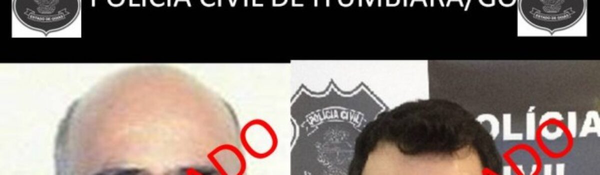 Procurados em Itumbiara: Dois foragidos presos pela Polícia Civil. Outros 2 se apresentaram