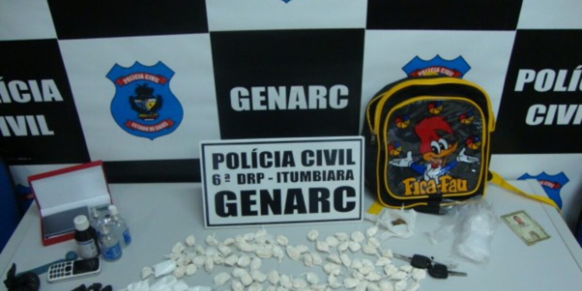 Genarc prende dois traficantes em ações diferentes. Um em Itumbiara, outro em Goiatuba