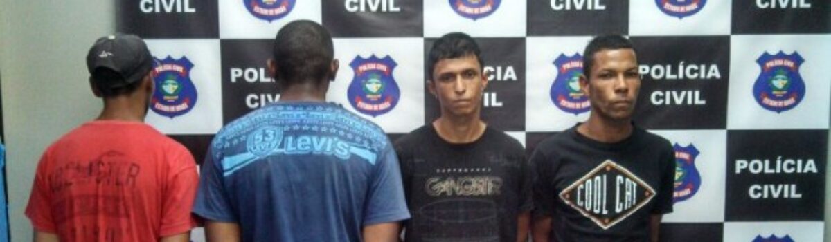 Quatro traficantes tirados de circulação por PCs do Novo Gama. 2 são menores de idade