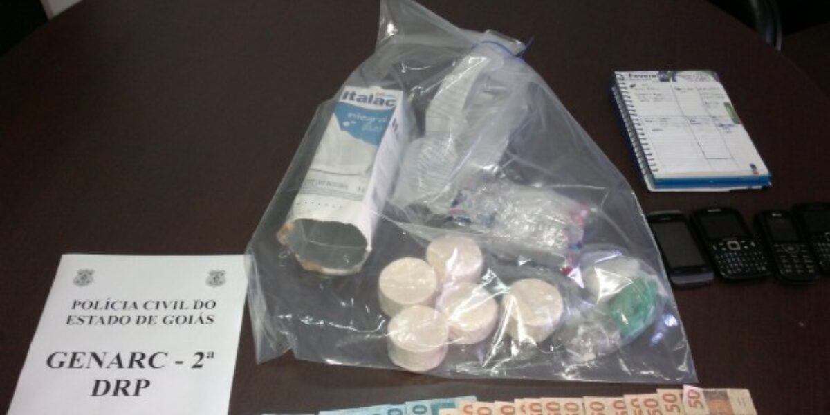 Presa pelo GENARC, de Aparecida de Goiânia, escondia cocaína em caixa de leite