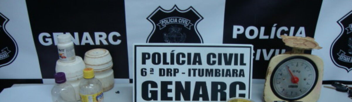 Primos presos por tráfico após dois meses de investigações do GENARC, de Itumbiara