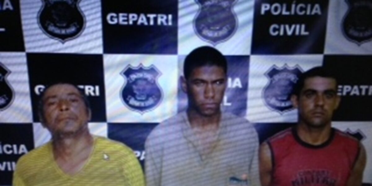Polícia Civil: GEPATRI, de Itumbiara, prende trio furtando soja em fazenda de Itumbiara