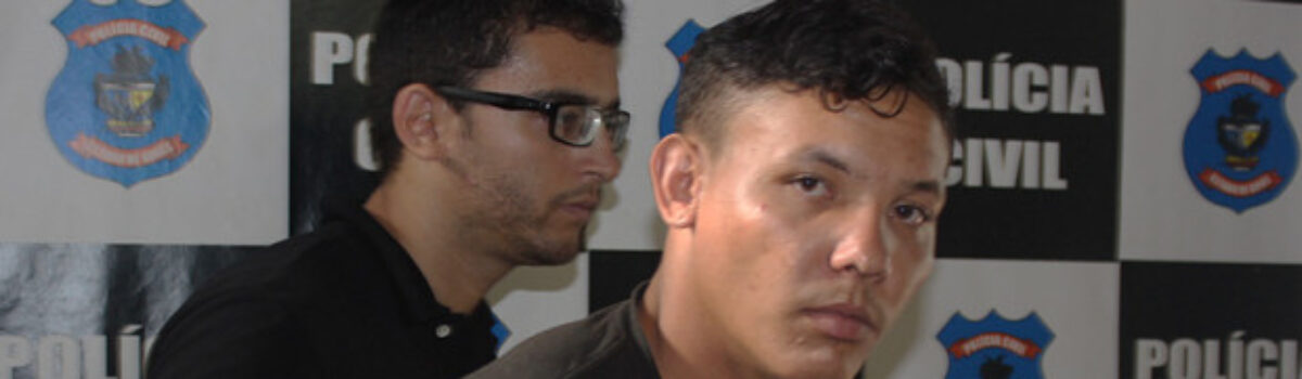 Preso pelo GIH e DEAM, de Águas Lindas, assassino da esposa, pronto para fuga
