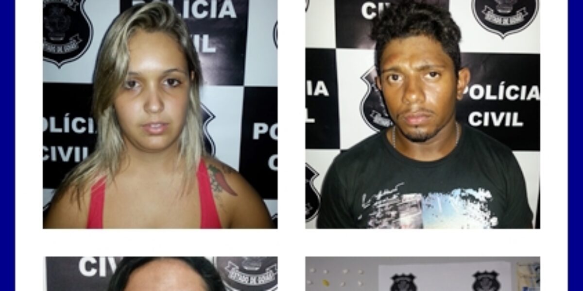 Ação contra o tráfico: Três traficantes presos por Policiais Civis do 2º DP, de Itumbiara