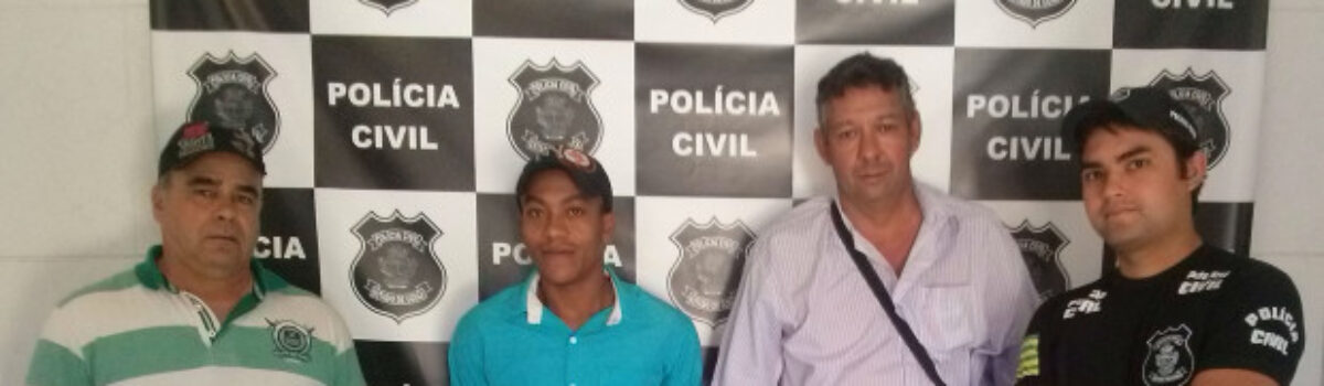 Polícia Civil prende, em Jaraguá, autor de roubo de veículo e celulares em Itapuranga