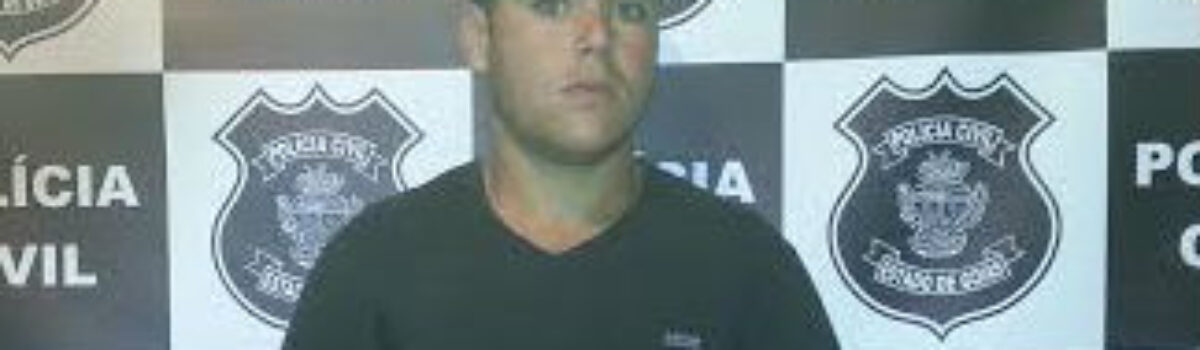 Polícia Civil de Joviânia prende traficante de drogas