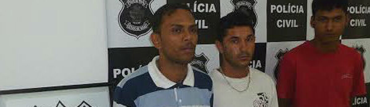 Trio de traficantes é preso pela Polícia Civil de Alexânia com maconha dentro de veículo