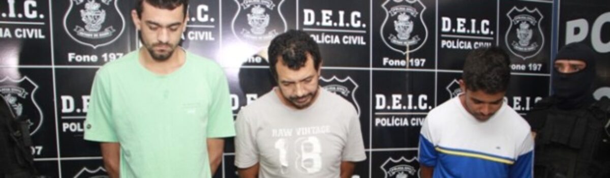 Foragidos integrantes de quadrilhas especializadas em roubo a banco são recapturados